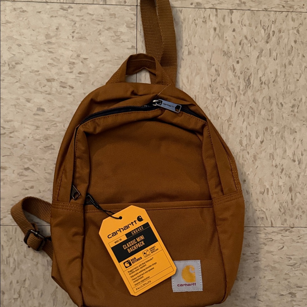 Carhartt Tan Classic Mini Backpack